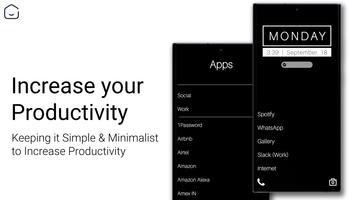 Oasis - Minimal App Launcher पोस्टर