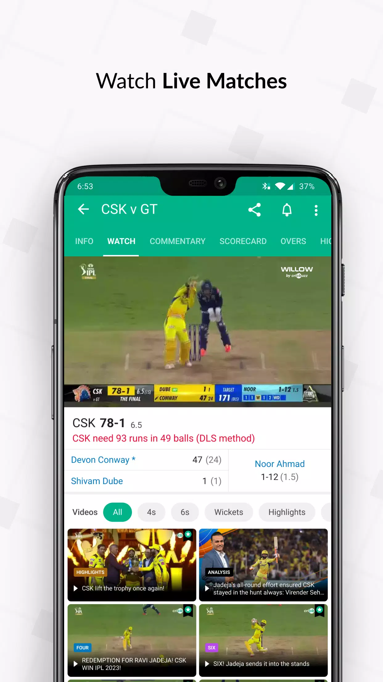 Cricbuzz Live Cricket Scores screenshot