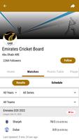Emirates Cricket Board screenshot 1
