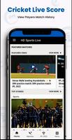 HD Sports - Live Cricket Score Affiche