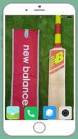 Cricket Bat Full HD Wallpaper captura de pantalla 1
