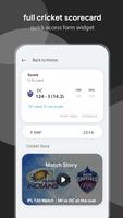 Cricket: Live Line & Fastest Live Score syot layar 1