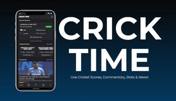 Cricktime - Live Cricket Score Affiche