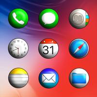 CRiOS Circle 3D - Icon Pack capture d'écran 1
