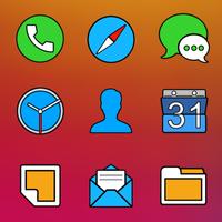 Crispy HD - Icon Pack ảnh chụp màn hình 1