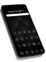 Pixly Dark - Icon Pack ポスター