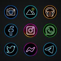 2 Schermata Pixly Dark - Icon Pack