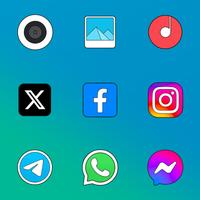 MIUl Limitless - Icon Pack Ekran Görüntüsü 2