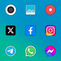 MIUl Limitless - Icon Pack 截圖 2
