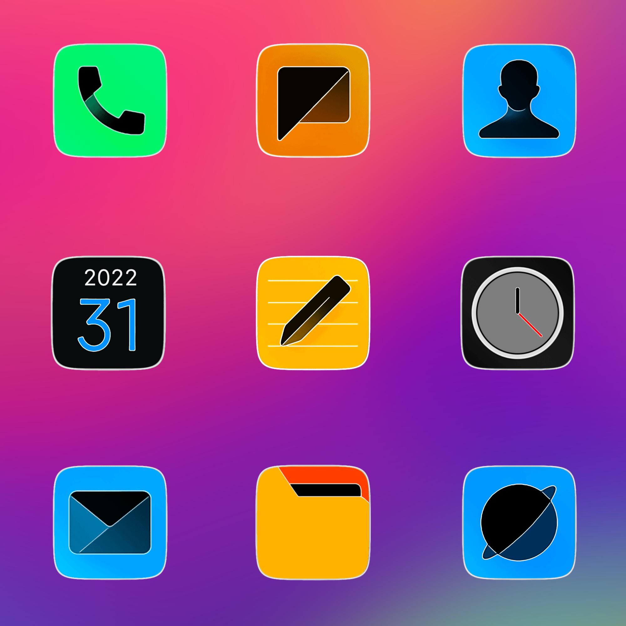 MIUI 13 icon Pack. One UI 5 icons.