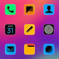 MIUl Fluo - Icon Pack スクリーンショット 1