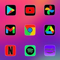 MIUl Fluo - Icon Pack capture d'écran 3