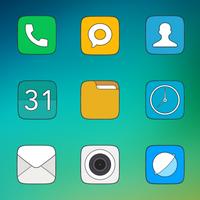 MIUl Carbon - Icon Pack ảnh chụp màn hình 1