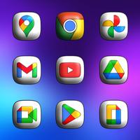 One UI 3D - Icon Pack скриншот 3