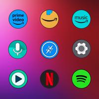 برنامه‌نما Oxigen Circle - Icon Pack عکس از صفحه