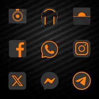 Oxigen McLaren - Icon Pack ảnh chụp màn hình 2