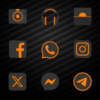 Oxigen McLaren - Icon Pack 截图 2