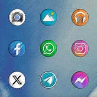 Pixly Vintage - Icon Pack syot layar 2