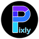 Pixly Fluo - Icon Pack APK