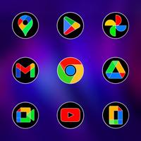 Pixly Fluo - Icon Pack 截圖 3