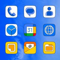 Pixly Square - Icon Pack ภาพหน้าจอ 1