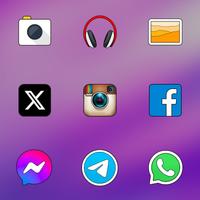 Sense X - Icon Pack imagem de tela 2