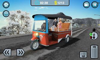Hill Climb 3D- Tuk Auto Rickshaw Game スクリーンショット 3