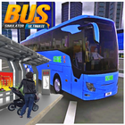 Station de la ville: simulateur de conduite  bus icône