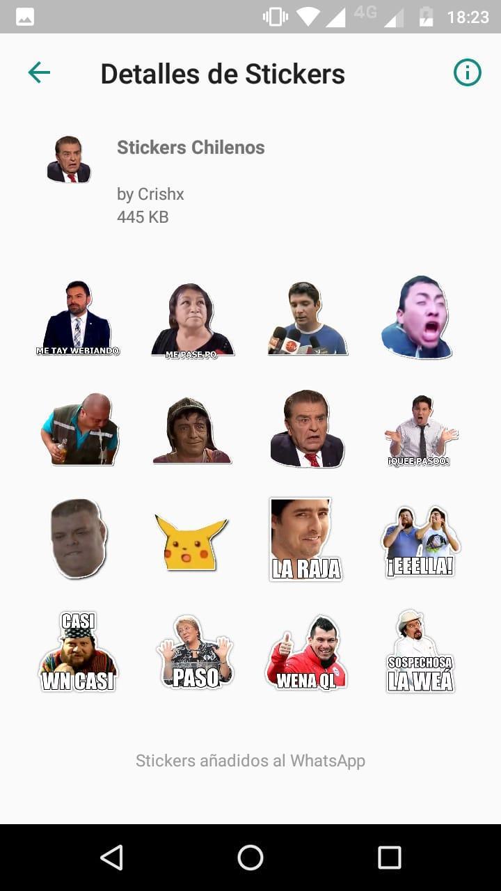 Stickers Packs For Whatsapp Chilenos Y Randoms For Android Apk