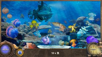 尼莫船長 : 海底两万里 - 隱藏的對象遊戲。隱藏物品 截圖 1
