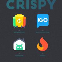 Crispy Icon Pack captura de pantalla 3