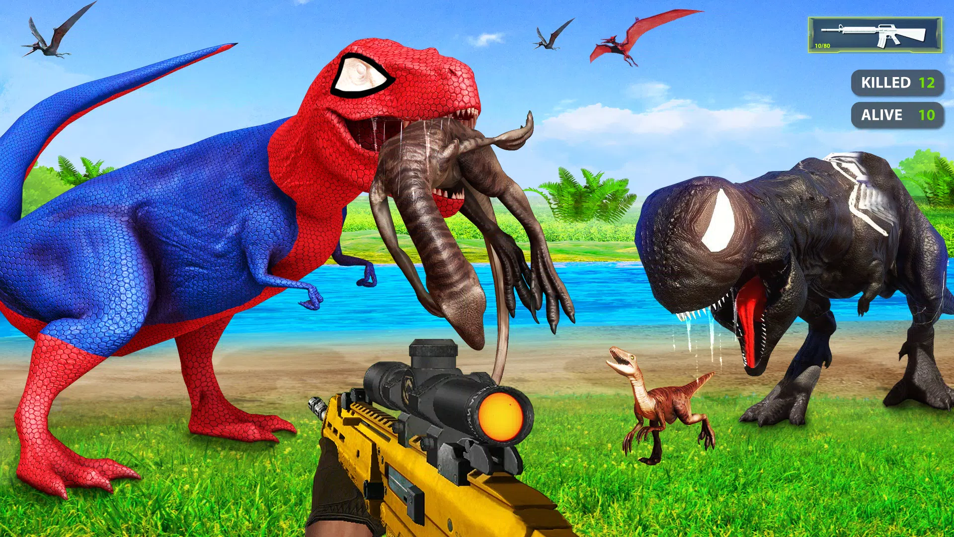 Wild Dinosaur Stunt Run Adventure 3D APK for Android Download