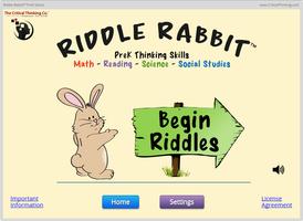 Riddle Rabbit™ PreK (Free) Poster