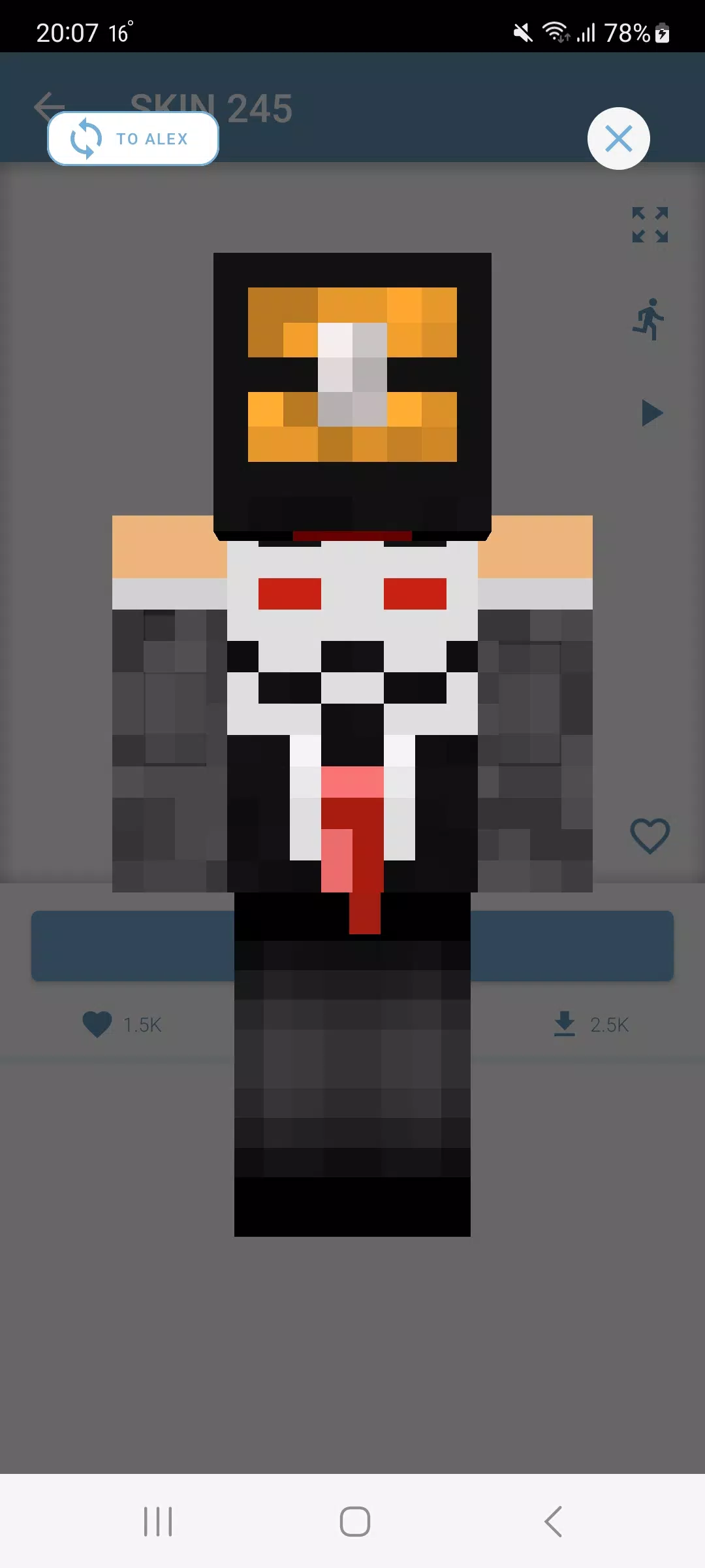 PvP Skin for Minecraft PE 2023 for Android - Free App Download