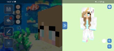 Skin Editor 3D for Minecraft تصوير الشاشة 2