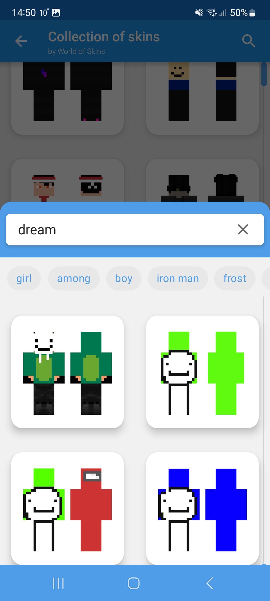 Sapnap - Minecraft skin (64x64, Alex)