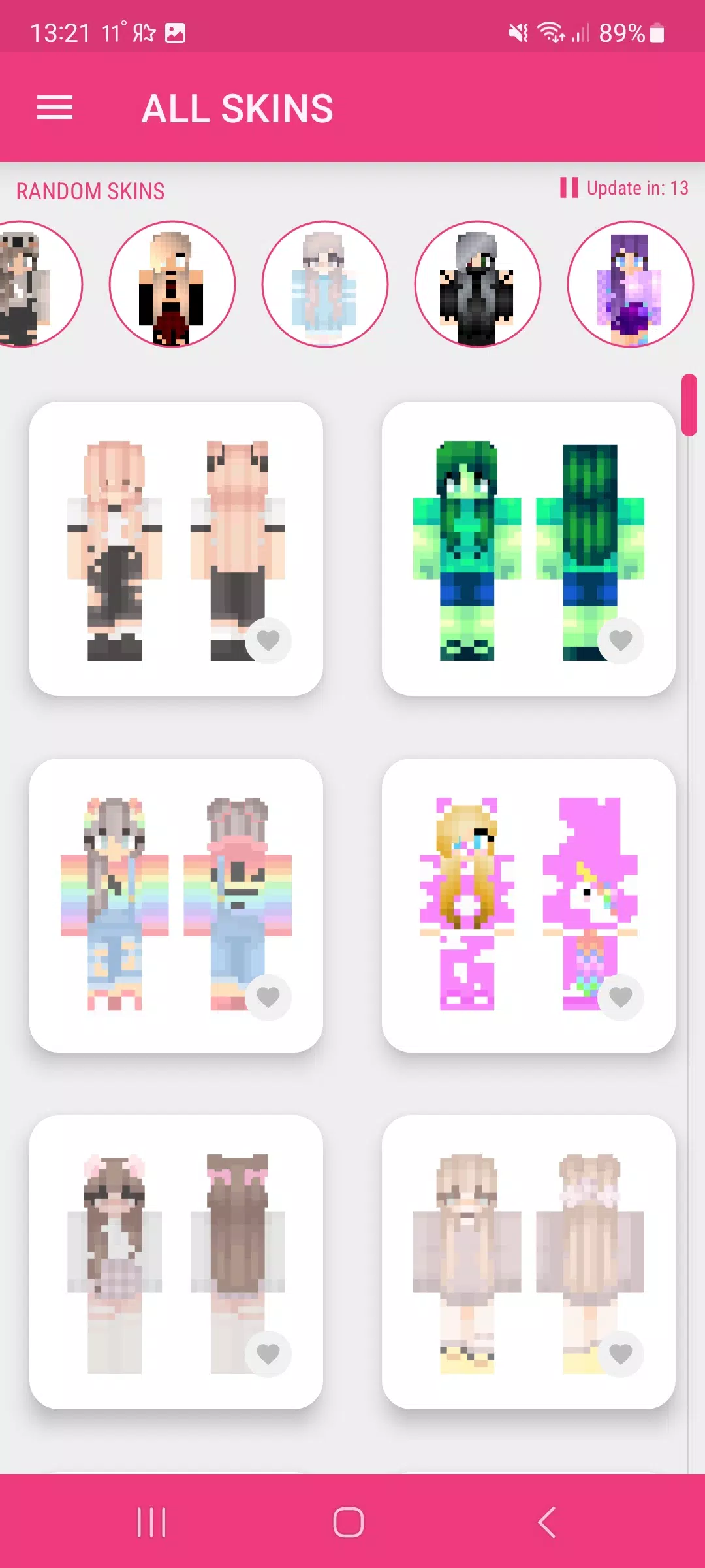 Girls Skins for Minecraft PE APK للاندرويد تنزيل