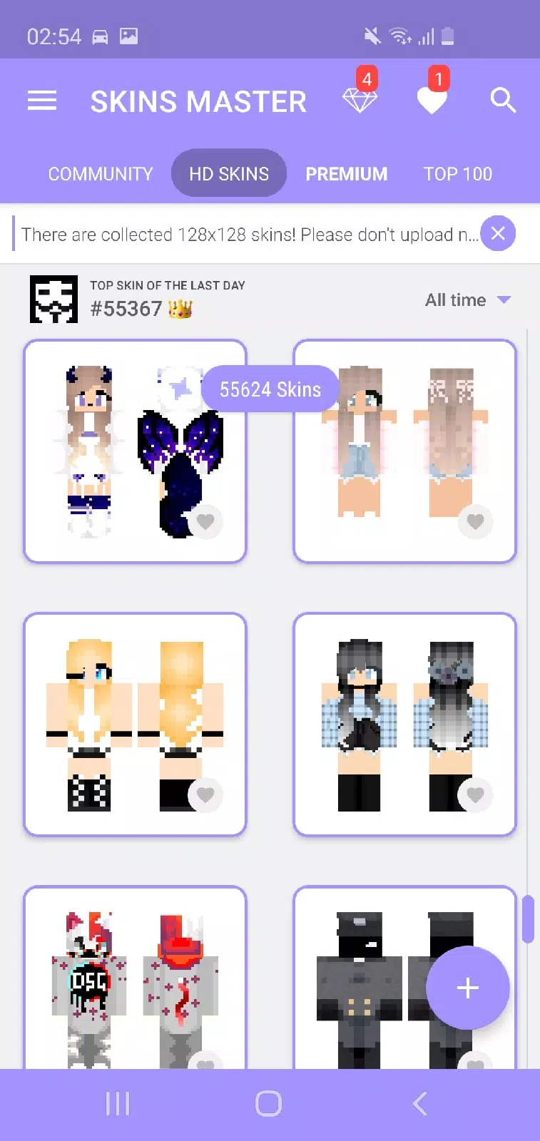 Skins-MASTER for Minecraft 3.3.7 Free Download