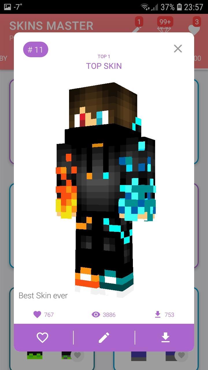 Skins Master For Minecraft Pe 30000 Skins Editor Para Android