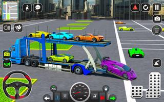 Trailer Truck Car Transport 3D 스크린샷 2