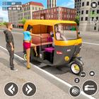 tuk tuk auto rickshaw sim 3d icono