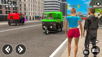 Tuk Tuk Auto-Rikscha-Sim 3D Plakat