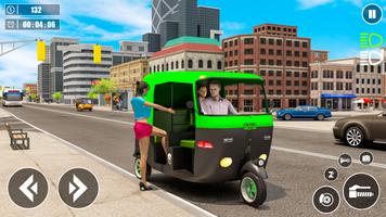 tuk tuk auto rickshaw sim 3d captura de pantalla 1