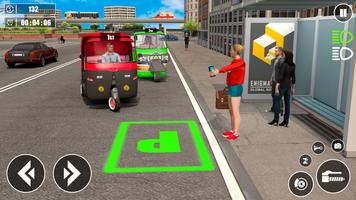 Tuk Tuk Auto Rickshaw Sim 3D capture d'écran 3