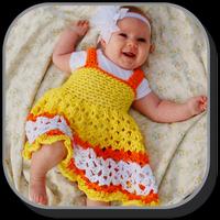 Neueste Crochet Baby Dress Plakat