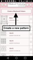 Blackwork Embroidery Creator Affiche
