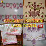 Crochet Pattern Lace Towel Zeichen