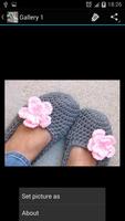 Crochet Pattern Slippers اسکرین شاٹ 1