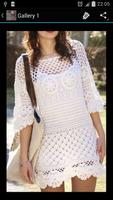 Crochet Pattern Tunic Dress Affiche