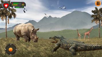 Crocodile Animal Hunting Games screenshot 1